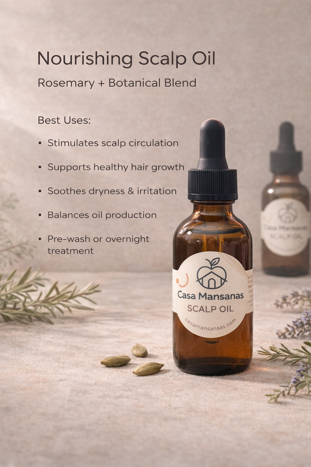 Rosemary Scalp Oil - 4 oz / 120ml